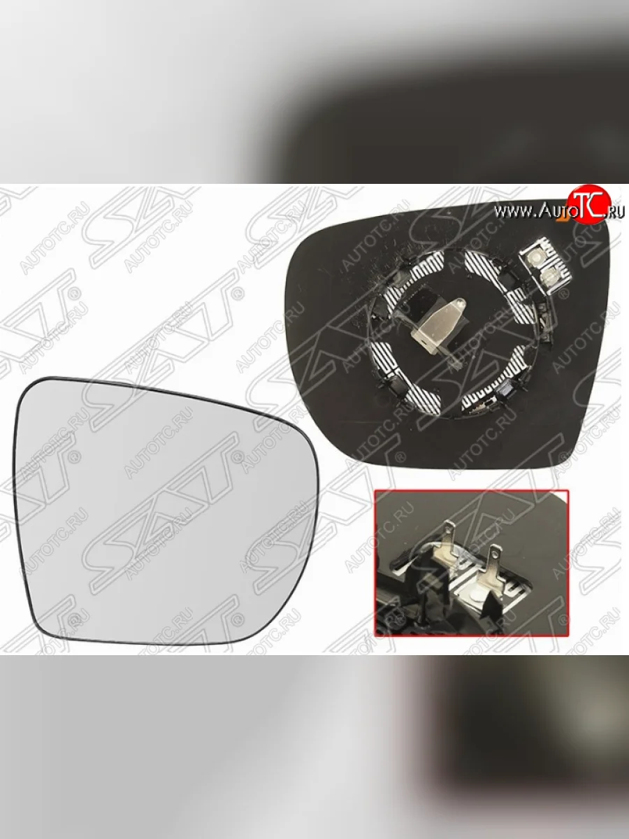 Правое полотно зеркала SAT (сферическое с обогревом) Hyundai IX35 LM дорестайлинг (2009-2013)  в Керчи Республика Крым