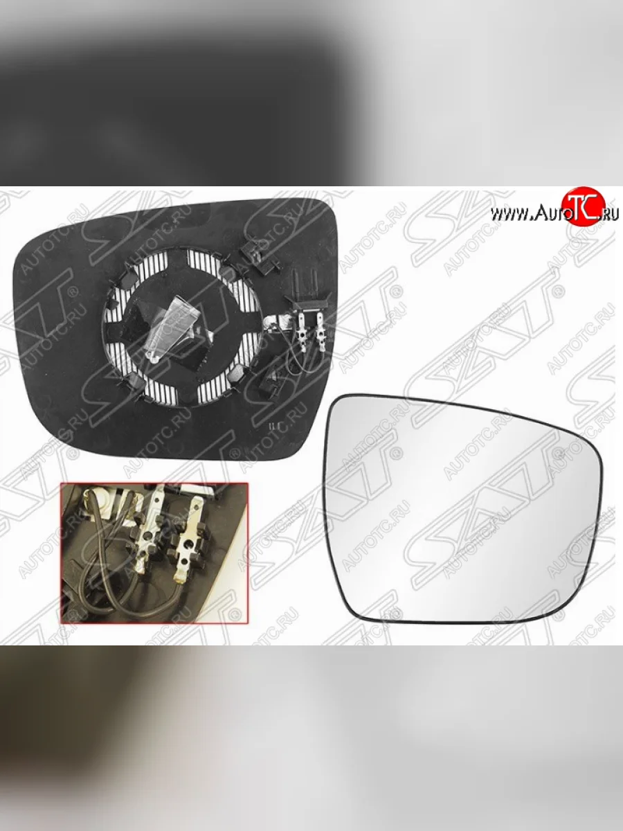 Правое полотно зеркала SAT (с обогревом) Nissan Juke 1 YF15 рестайлинг (2014-2020)  в Самаре Самарской области