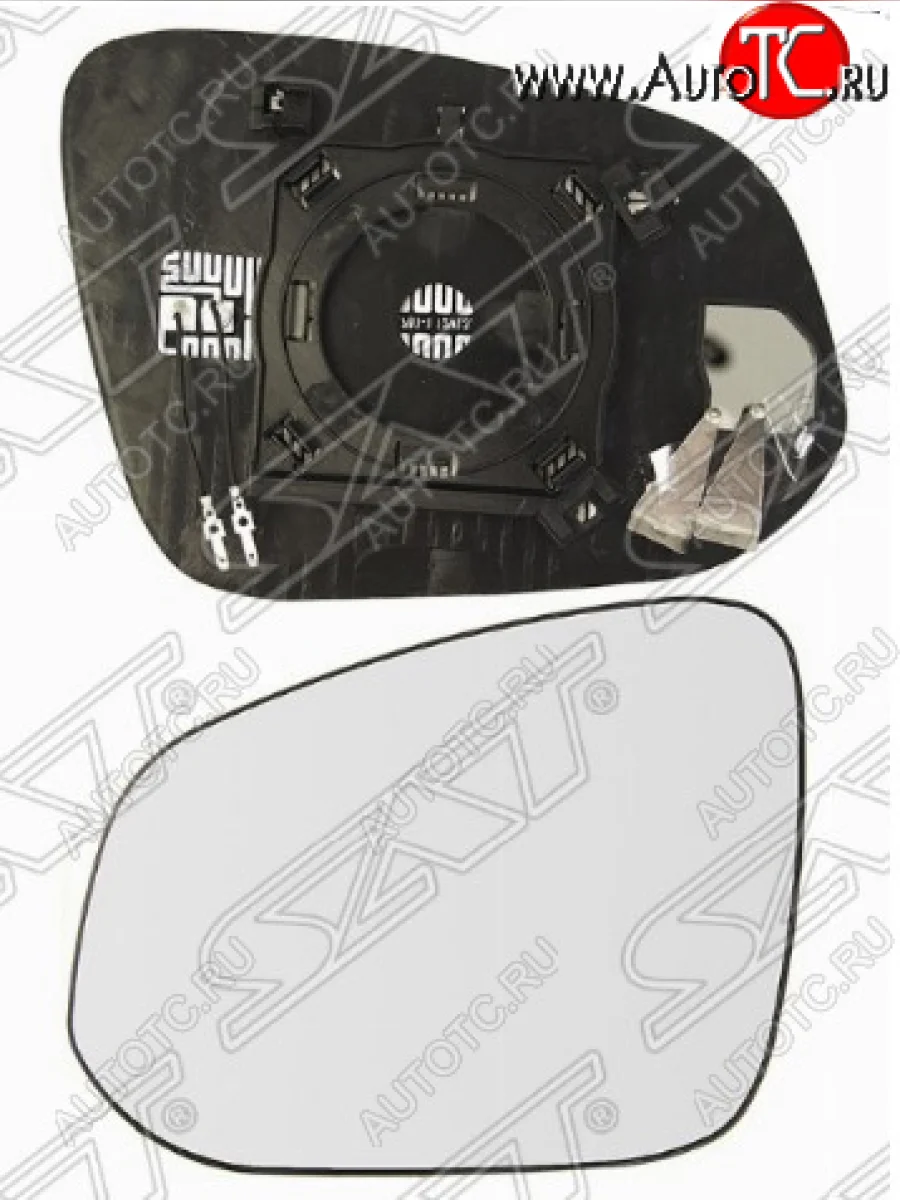 Левое полотно зеркала SAT (сферическое с обогревом) Toyota Harrier XU60 дорестайлинг (2013-2017)  в Самаре Самарской области