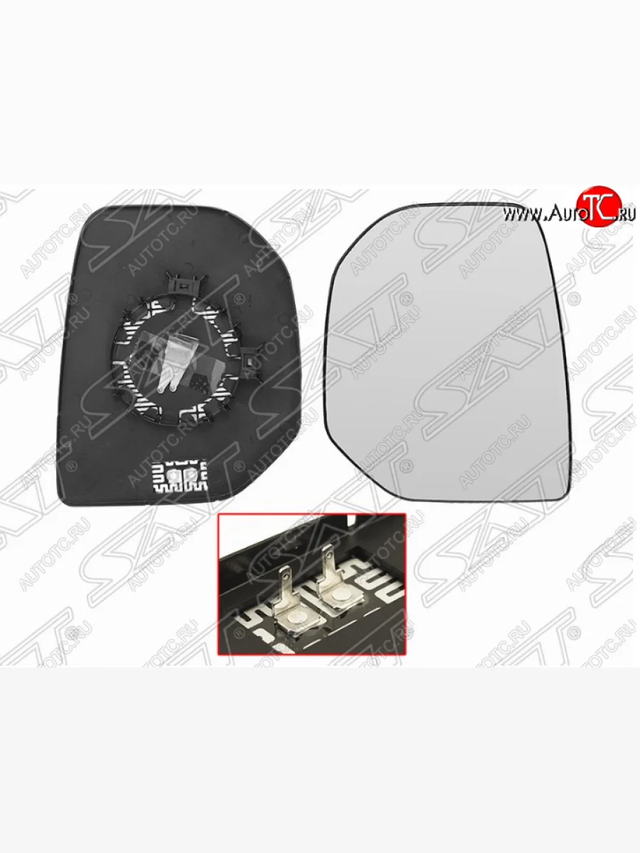 Левое полотно зеркала SAT (сферическое с обогревом) CITROEN Berlingo B9 дорестайлинг (2008-2016)  в Керчи Республика Крым