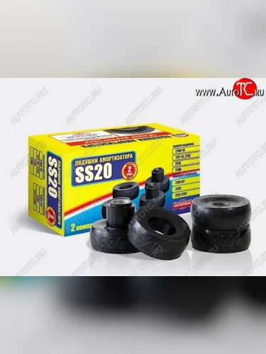 Подушки амортизатора задней подвески SS20 (верхние) Datsun mi-DO, on-DO, Лада ВАЗ 2101, 2102, 2103, 2104, 2105, 2106, 2107, 2108, 2109, 21099, 2110, 2111, 2112, 2113, 2114, 2115, Калина (1118,  1117,  1119,  2192,  2194), Нива 4х4 (2121), нива 4х4 (2131,  2121 Бронто,  2121,  2121 (Legend)), Приора (21728,  2170,  2171,  2172)