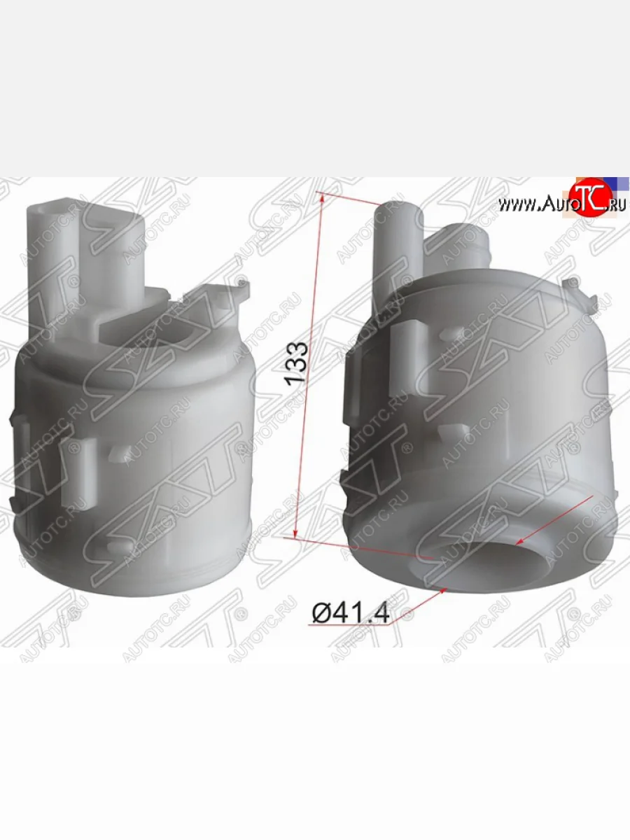 Топливный фильтр SAT (QR20)  Nissan  Almera  2 N16, Bluebird Sylphy  G10, Cefiro  A33, Maxima  A33, Primera  3 P12, Pulsar  6 N16, Sentra  5, Serena  2, Skyline  V35, Sunny  B15, Teana  1 J31, Tino, X-trail  1 T30  в Перми Пермском крае