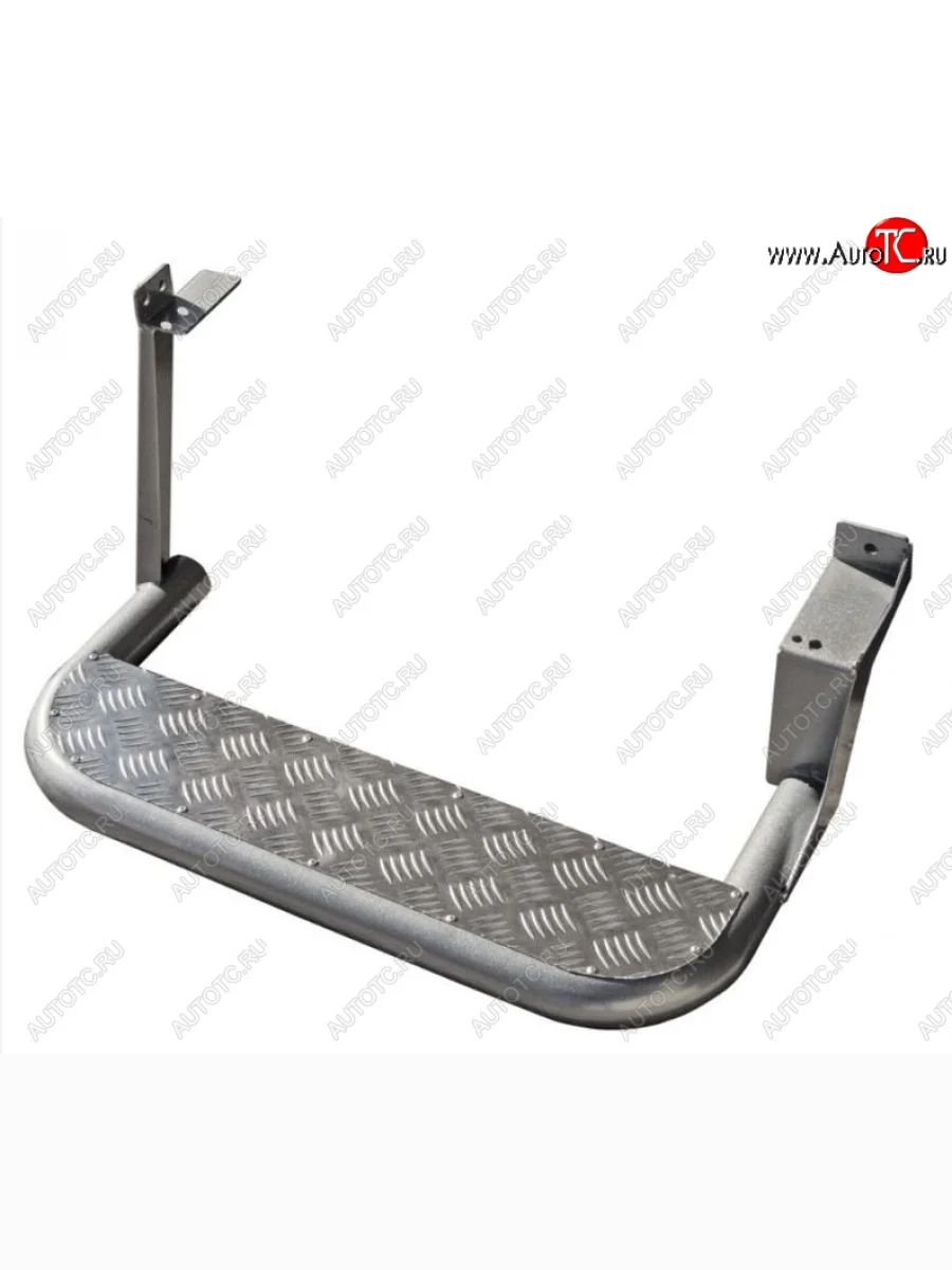 Левая подножка с алюминиевым листом (длинная) ТехноСфера (Техно Сфера) ГАЗ Соболь 2217 автобус дорестайлинг  (1998-2002) (Цвет: черный матовый)  в Керчи Республика Крым