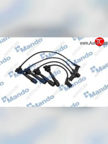 Комплект высоковольтных проводов MANDO (DOHC 1.4/1.5/1.6, 16V) Hyundai Accent ( 2 LC,  3 MC) (1999-2012), Hyundai Elantra ( XD,  XD2) (2000-2010), Hyundai Getz  TB (2005-2010), Hyundai Matrix  1 FC (2001-2005), KIA Cerato  1 LD (2003-2008), KIA Rio  2 JB (2005-2011)