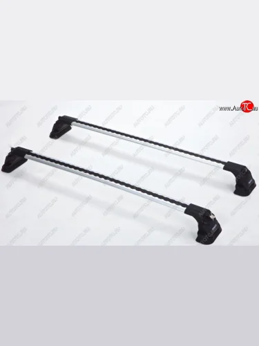 Багажник на крышу TURTLE Air3 Premium (в штатные места с резьбовым соединением) (серебро) BMW 3 серия E30 седан (1982-1991)