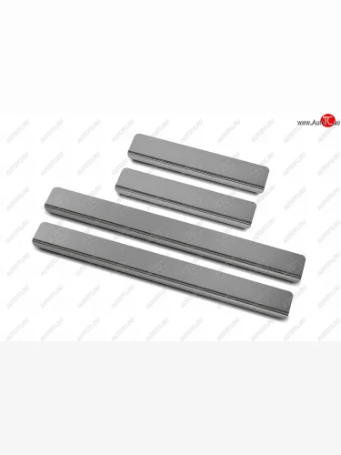 Накладки порожков салона Russtal (зеркальная поверхность) Chery Tiggo 7 PRO (2019-2025)