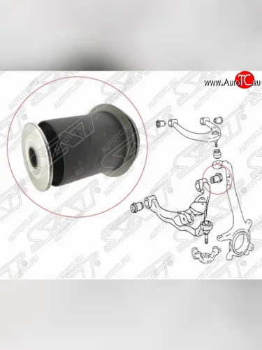 Сайлентблок нижнего рычага SAT (задний) Toyota Hilux Surf N210 дорестайлинг (2002-2005)