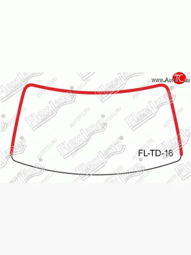 Молдинг лобового стекла FlexLine Toyota Corolla E100 седан (1991-2002)