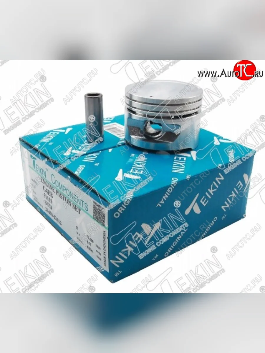 Комплект поршней с пальцами TEIKIN (G4EK/G4EB 1.5 SOHC) Hyundai Accent 2 LC седан дорестайлинг (ТагАЗ) (1999-2012)  в Перми Пермском крае