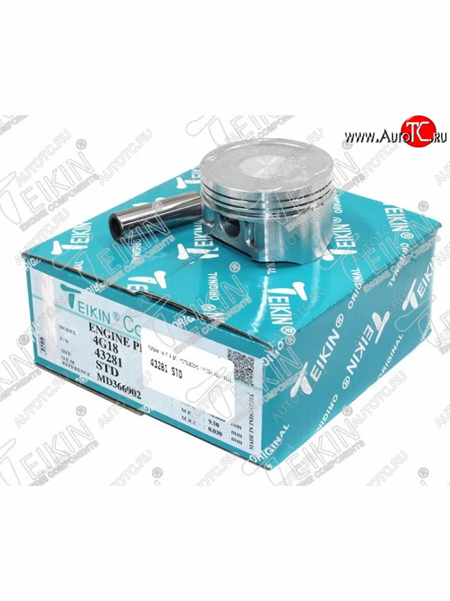 Комплект поршней с пальцами TEIKIN (4G16/4G18) Mitsubishi Lancer 9 CS универсал 1-ый рестайлинг (2003-2005)  в Керчи Республика Крым