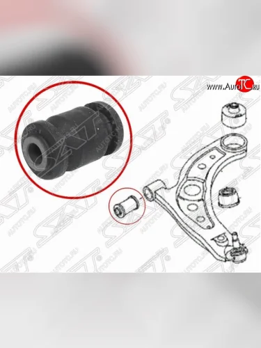 Сайлентблок переднего нижнего рычага SAT (передний) Daihatsu Boon M300 хэтчбэк 5 дв. дорестайлинг (2004-2006)