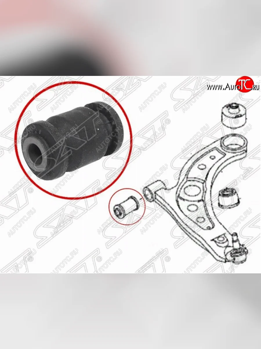Сайлентблок переднего нижнего рычага SAT (передний) Daihatsu Boon M300 хэтчбэк 5 дв. дорестайлинг (2004-2006)  в Керчи Республика Крым