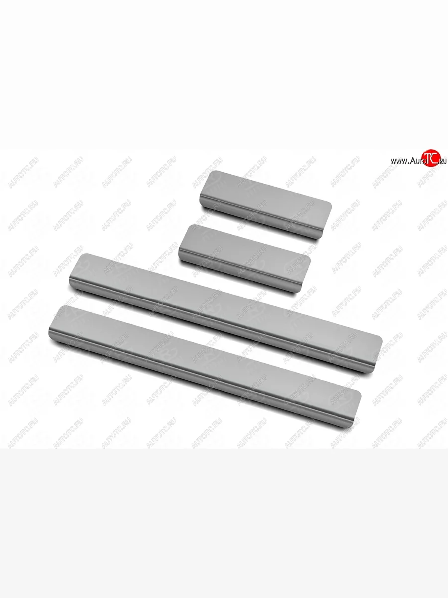 Накладки на порожки салона автомобиля Russtal Haval F7x дорестайлинг (2019-2022) (нержавейка шлифованная)  в Керчи Республика Крым