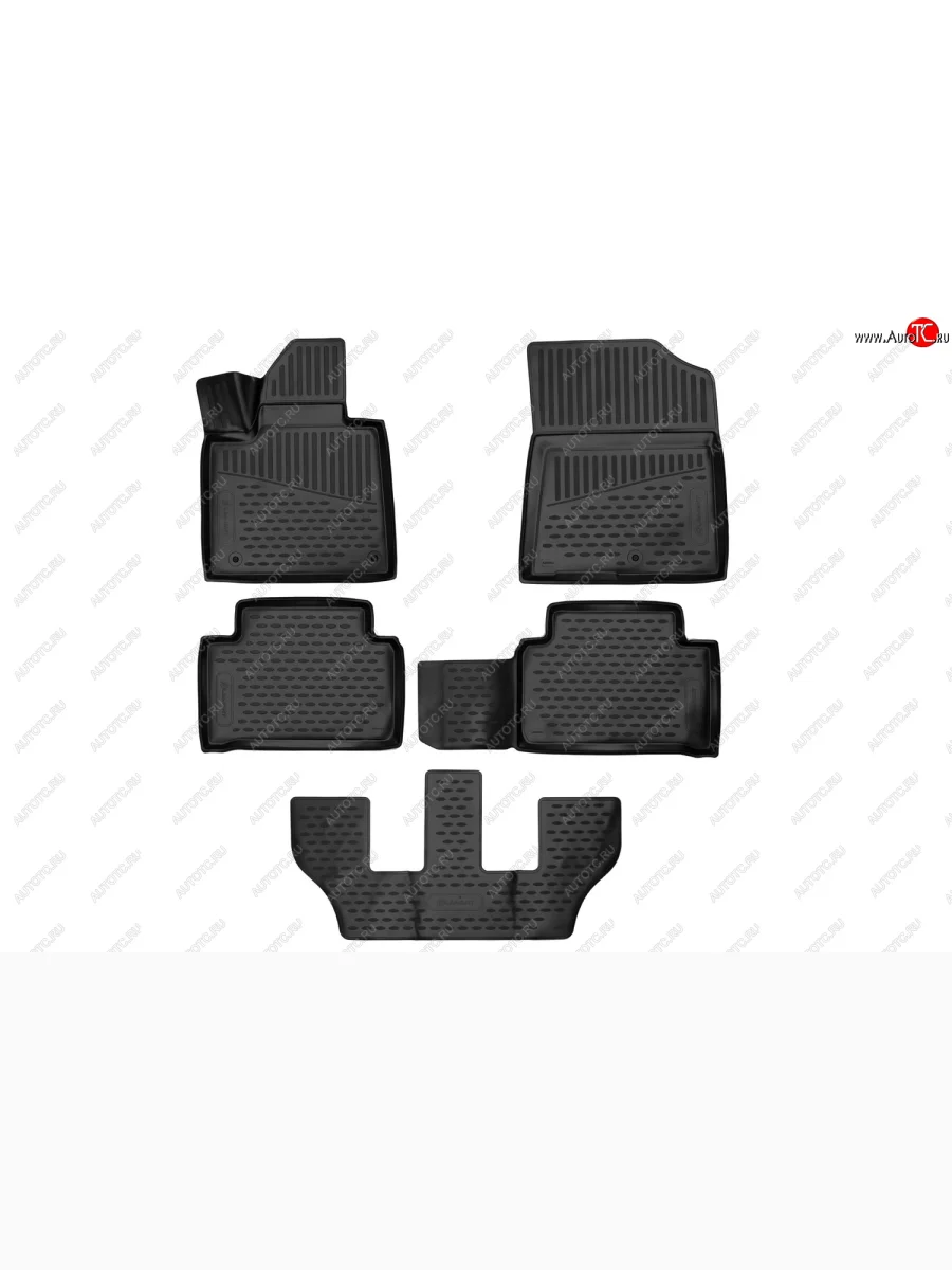 Комплект ковриков салона Element 3D (полиуретан) KIA Sorento MQ4 (2020-2022)  в Керчи Республика Крым