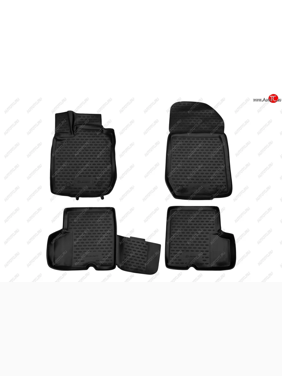 Комплект ковриков салона Element 3D (полиуретан) Renault Logan 1 дорестайлинг (2004-2010)  с доставкой в г. Керчь