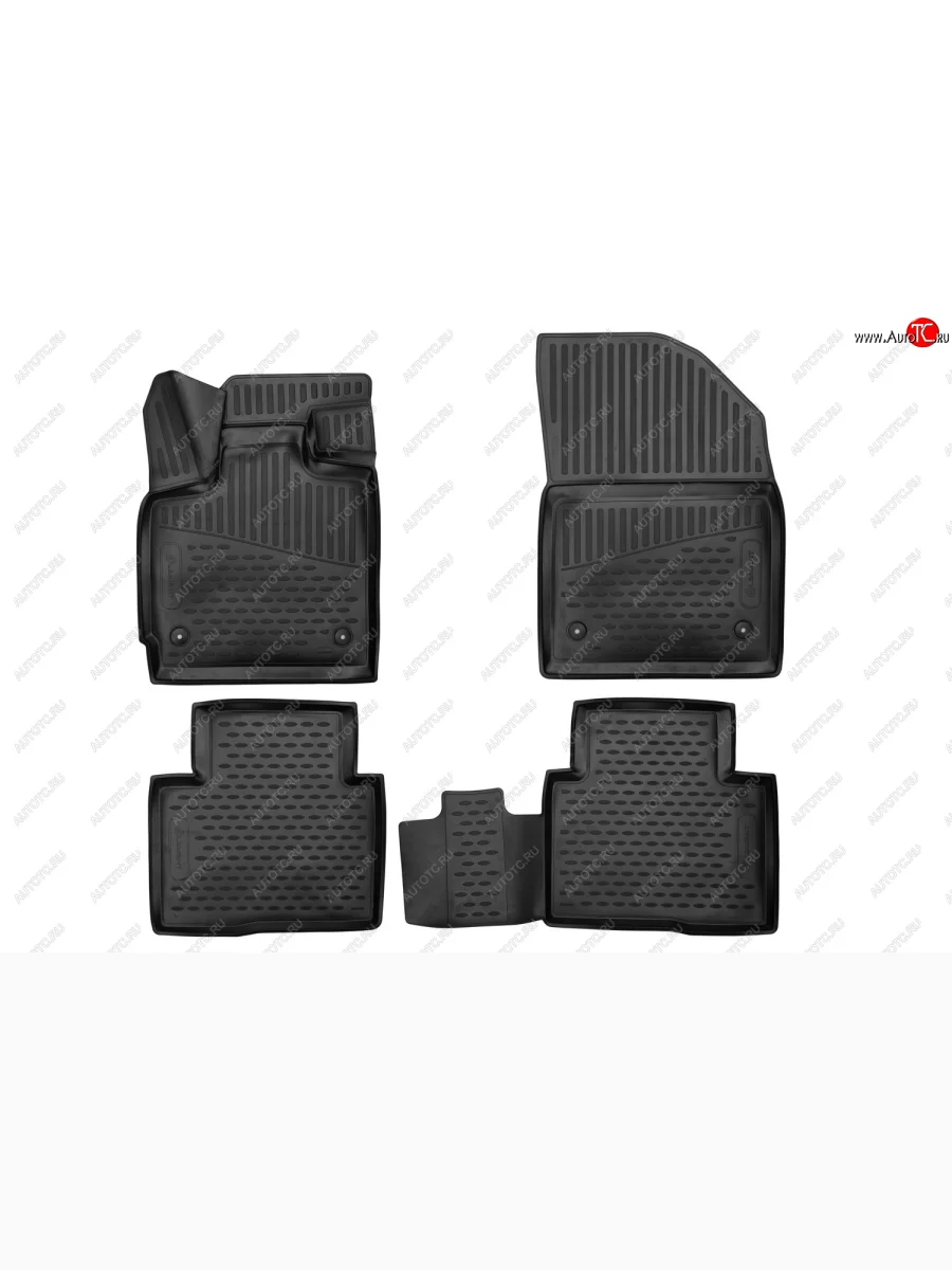 Комплект ковриков салона Element 3D (полиуретан) EXEED TXL 1-ый рестайлинг (2021-2025)  в Керчи Республика Крым