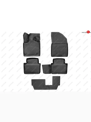 Комплект ковриков салона Element 3D (полиуретан) EXEED VX (2020-2023) дорестайлинг