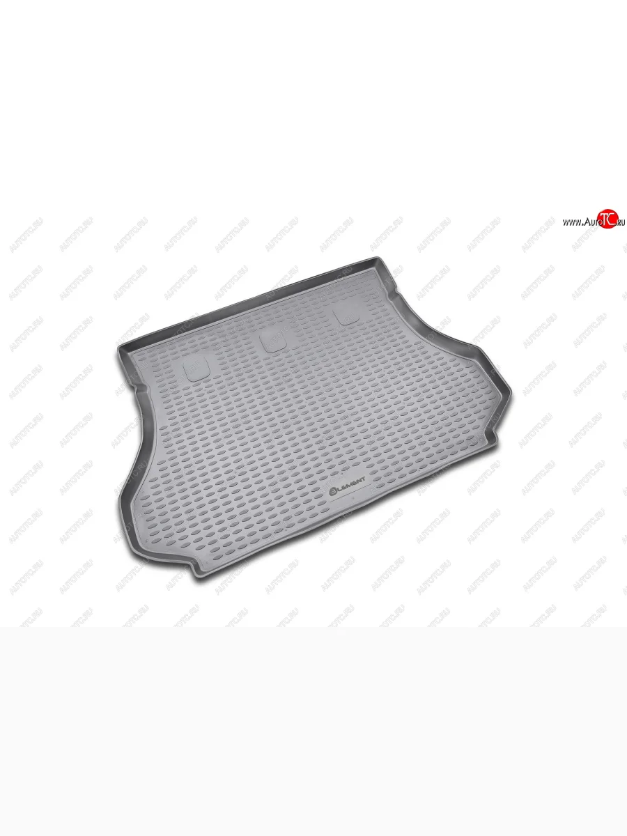 Коврик багажника Element (полиуретан) Hyundai Santa Fe SM (2000-2012) (черный)  в Керчи Республика Крым
