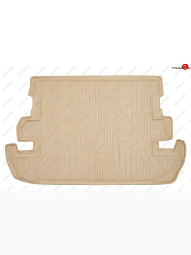 Коврик багажника Element (полиуретан) (бежевый) Toyota Land Cruiser  200 (2007-2021) дорестайлинг, 1-ый рестайлинг, 2-ой рестайлинг