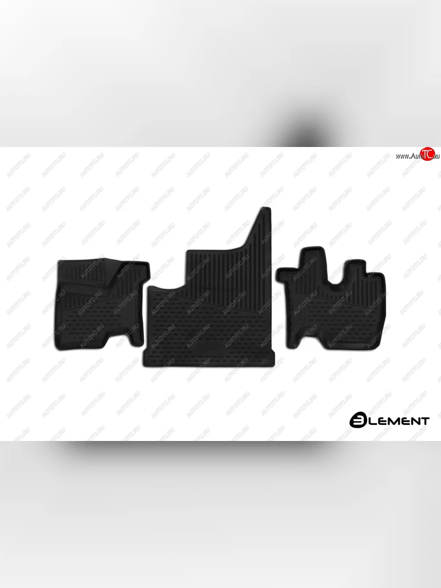 Комплект ковриков салона Element 3D (полиуретан)  КамАЗ  5490, М1842  в Керчи Республика Крым