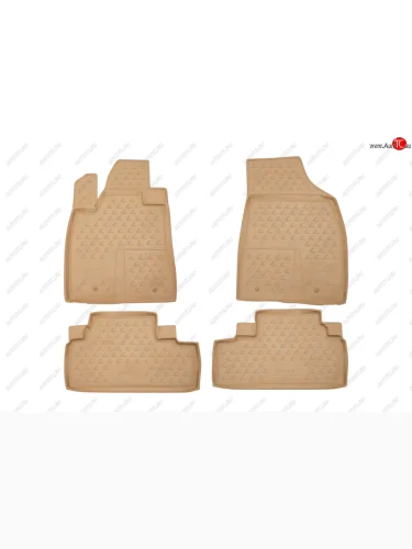 Комплект ковриков салона Element (полиуретан) (бежевые) Lexus RX350 AL10 дорестайлинг (2008-2012)