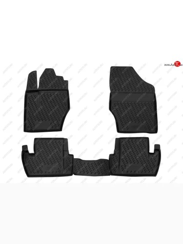 Коврики в салон Element (полиуретан) (Чёрные) Peugeot 308 T7 универсал дорестайлинг (2007-2011)