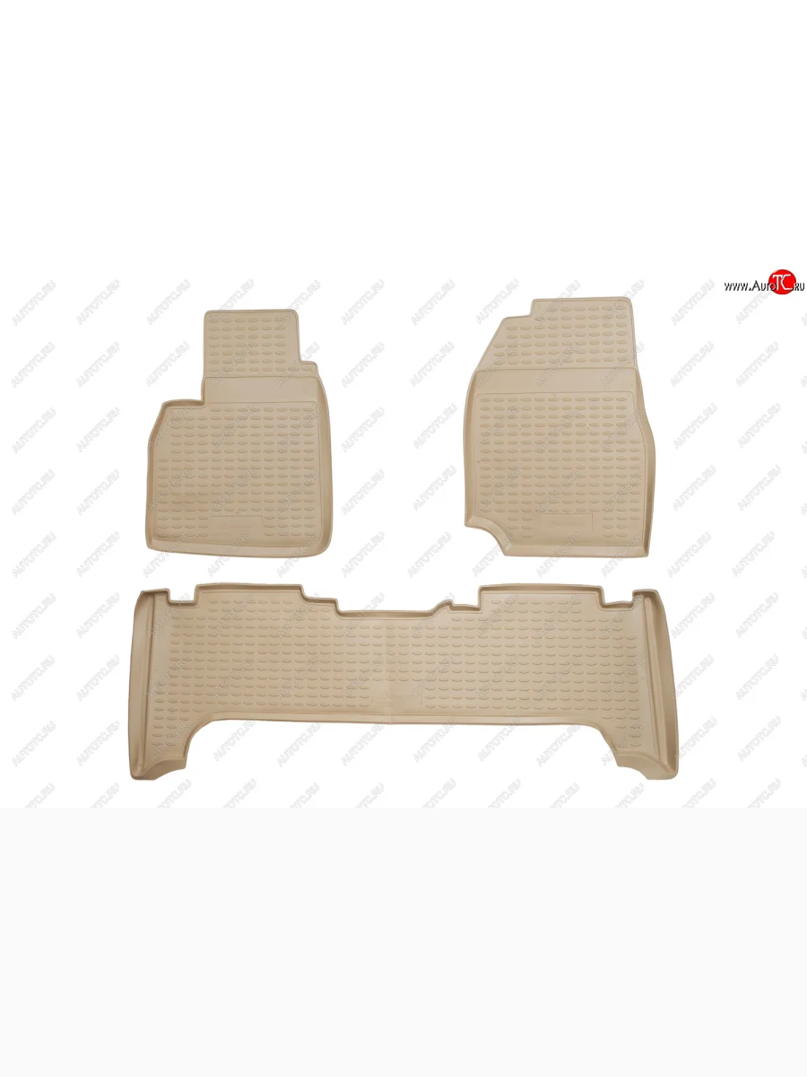 Комплект ковриков салона Element (полиуретан)  Toyota Land Cruiser (1998-2007) 10 100  в Керчи Республика Крым