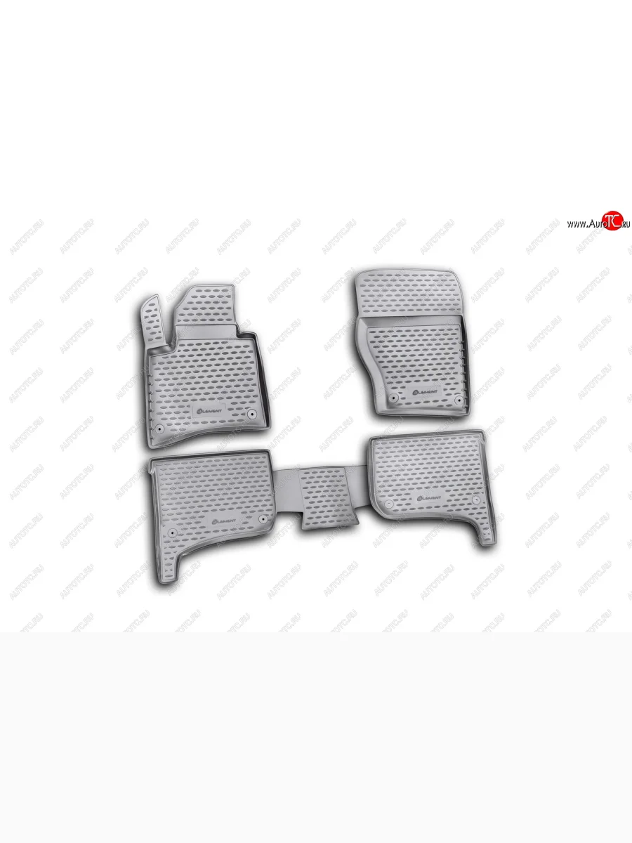 Комплект ковриков салона Element (полиуретан) Volkswagen Touareg 2 NF дорестайлинг (2010-2014)  в Керчи Республика Крым