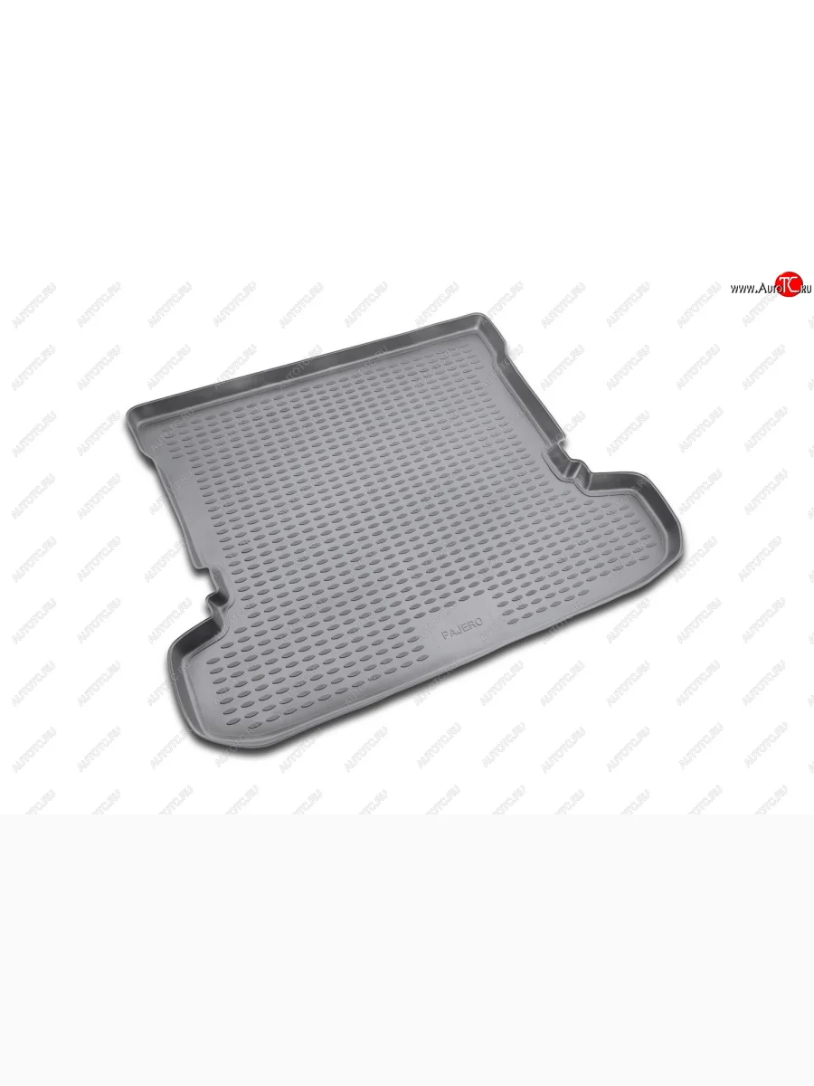 Коврик багажника Element (полиуретан) Mitsubishi Pajero 3 V70 дорестайлинг (1999-2003) (серый)  в Керчи Республика Крым