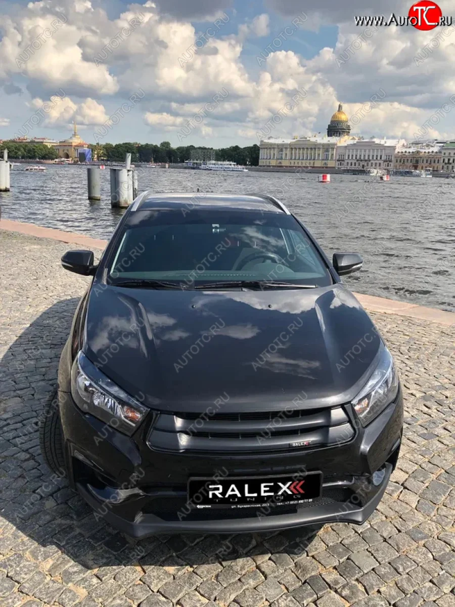 Передний бампер RALEX  Лада ВАЗ  Веста ( 2180,  SW 2181), Веста NG ( 2180,  SW 2181) (неокрашенный)  с доставкой в г. Керчь
