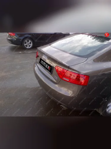 Лип спойлер INMAX Audi A5  8T (2007-2016) дорестайлинг, лифтбэк, рестайлинг, лифтбэк