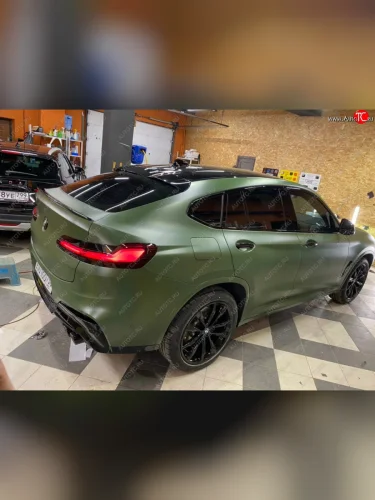 Лип спойлер в стиле X4M BMW X4  G02 (2018-2021) дорестайлинг