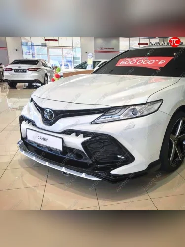Решетка в передний бампер HEMMES Toyota Camry  XV70 (2017-2021) дорестайлинг