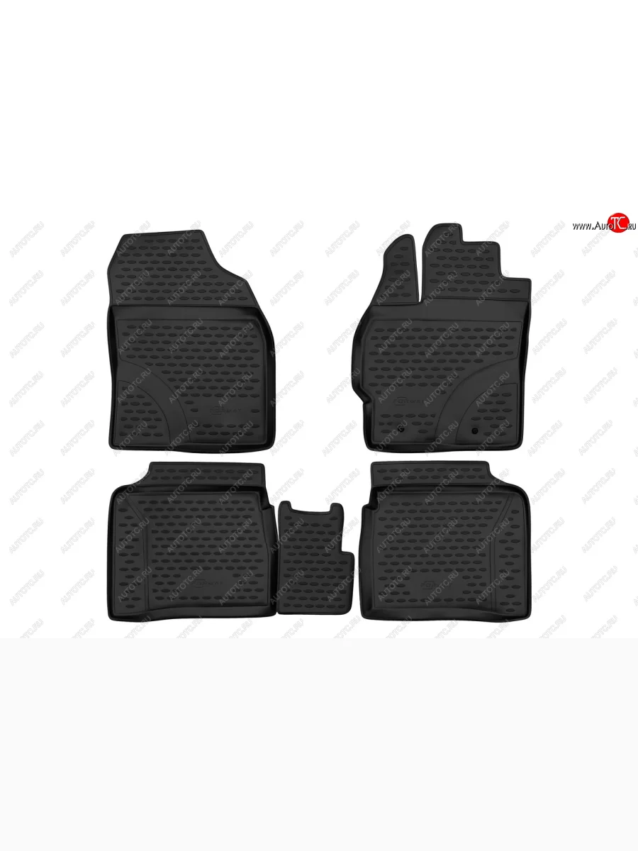 Комплект 3D ковриков салона Format (повышенная износостойкость).  Toyota Prius (1997-2011) XW10, XW30  в Самаре Самарской области
