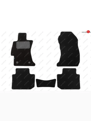 Текстильные коврики салона Klever Premium (черные) Subaru XV GP/G33 дорестайлинг (2012-2016)
