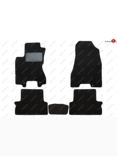 Коврики салона (текстиль) Klever Premium (черные) Nissan X-trail 2 T31 дорестайлинг (2007-2011)