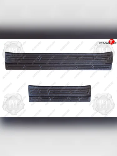 Комплект накладок на порожки автомобиля RA (Текстурная поврехность) Haval Jolion (2020-2025) дорестайлинг, рестайлинг