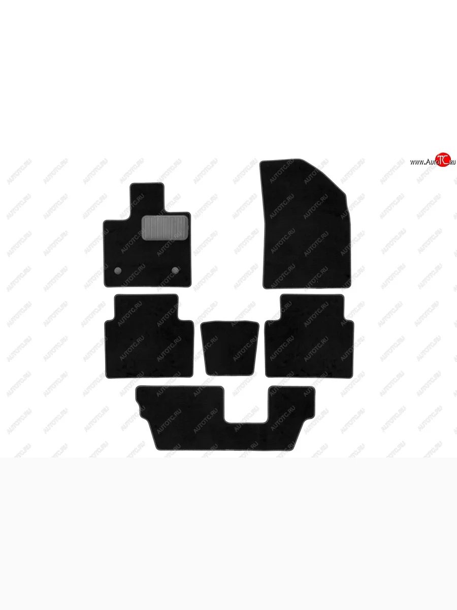 Текстильные коврики салона Klever Premium EXEED VX дорестайлинг (2020-2023) (черные)  в Самаре Самарской области