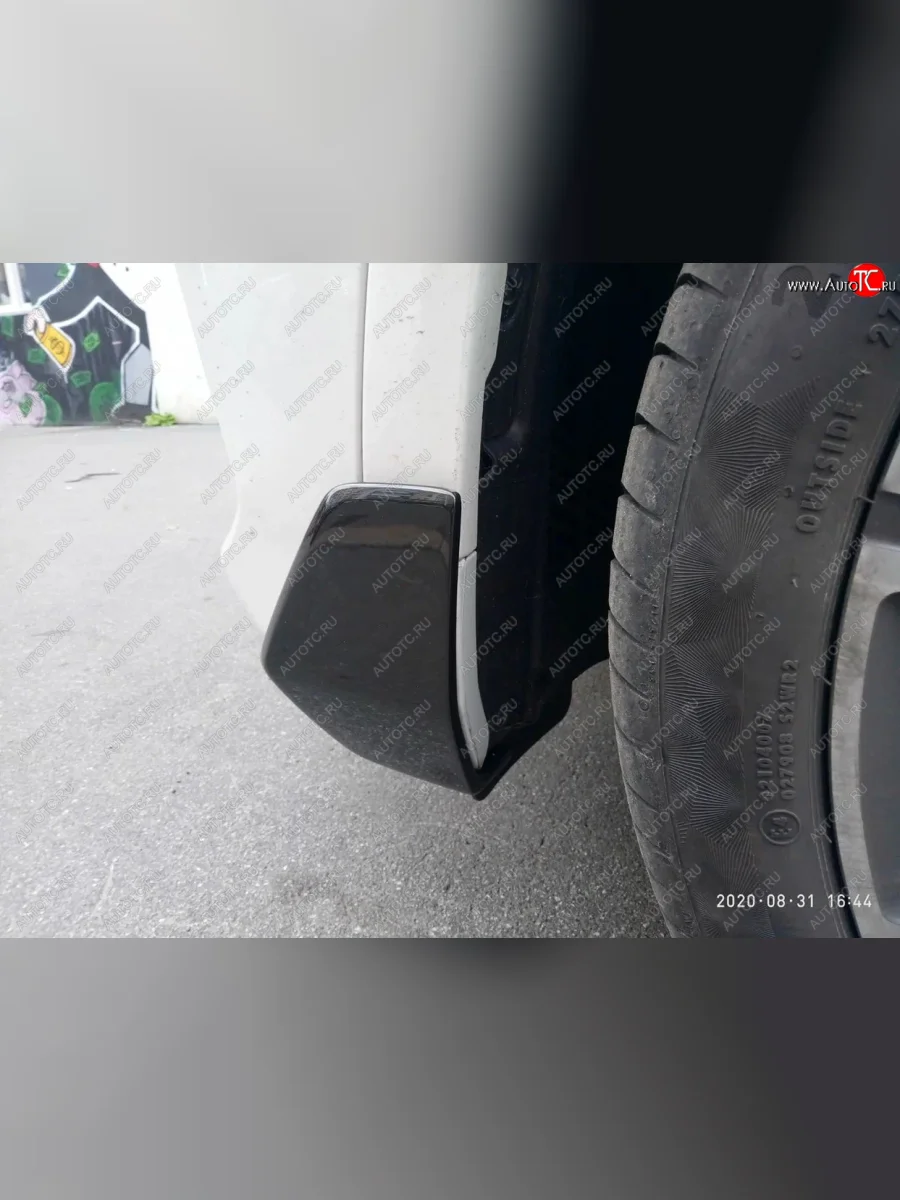 Элероны переднего бампера M-Performance  BMW X5 (2018-2022) G05 (цвет: черный глянец)  с доставкой в г. Керчь