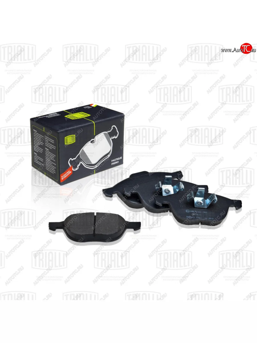 Комплект передних тормозных колодок Trialli (1.5/1.6) Ford Focus 3 хэтчбэк рестайлинг (2014-2019)  с доставкой в г. Керчь