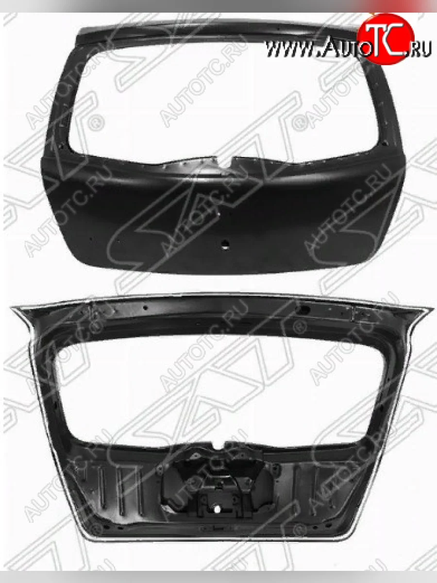 Дверь багажника SAT Renault Sandero Stepway 1 (2010-2014) (неокрашенная)  в Перми Пермском крае