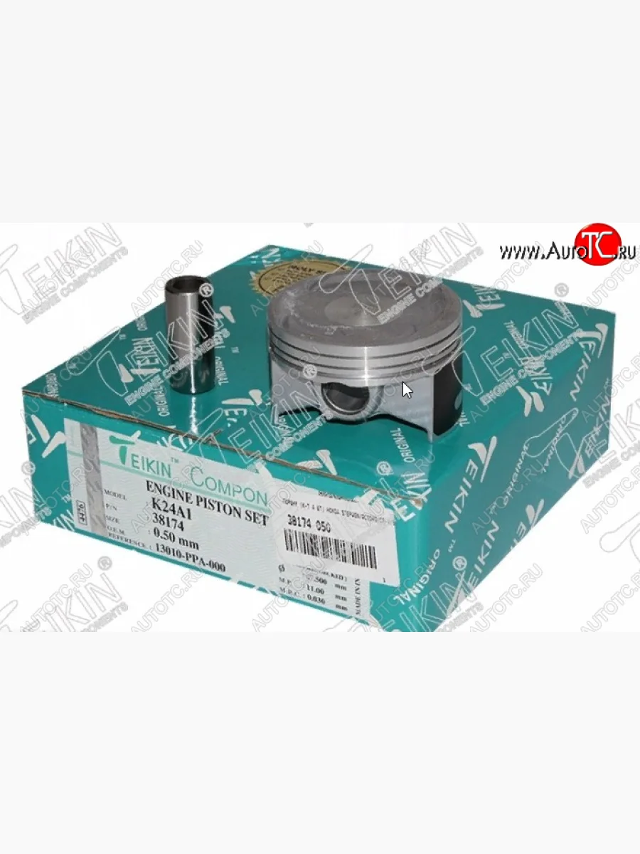 Комплект поршней с пальцами TEIKIN (Ø87 мм. 2.4l) Honda CR-V RD4,RD5,RD6,RD7,RD9  дорестайлинг (2001-2004)  с доставкой в г. Керчь