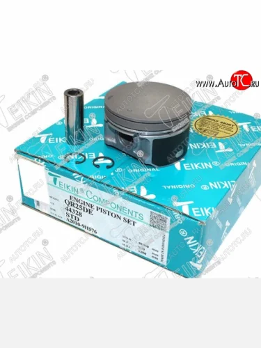 Комплект поршней с пальцами TEIKIN (Ø89 мм, QR25DE) Nissan Frontier 2 дорестайлинг (2005-2017)