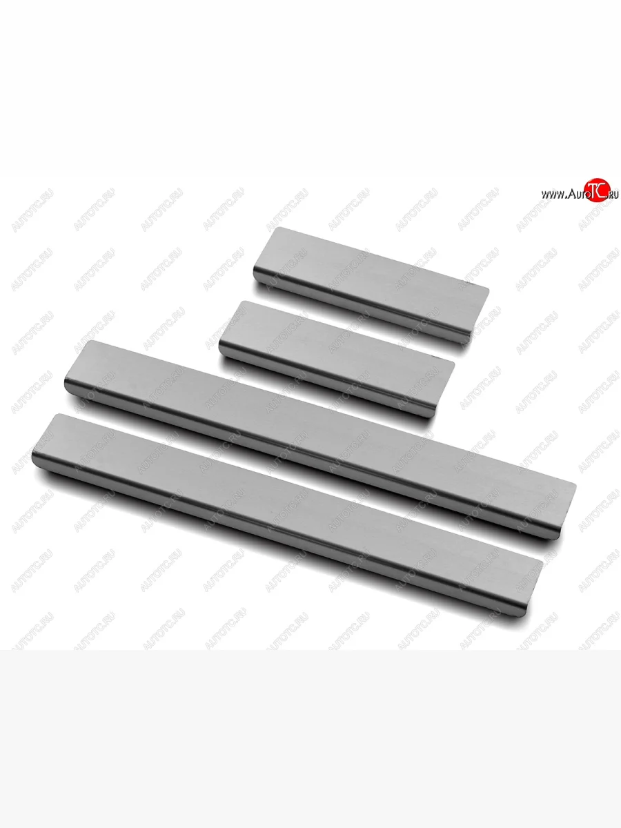 Накладки порожков салона Russtal Mazda 6 GJ дорестайлинг седан (2012-2015) (нержавейка шлифованная)  в Керчи Республика Крым