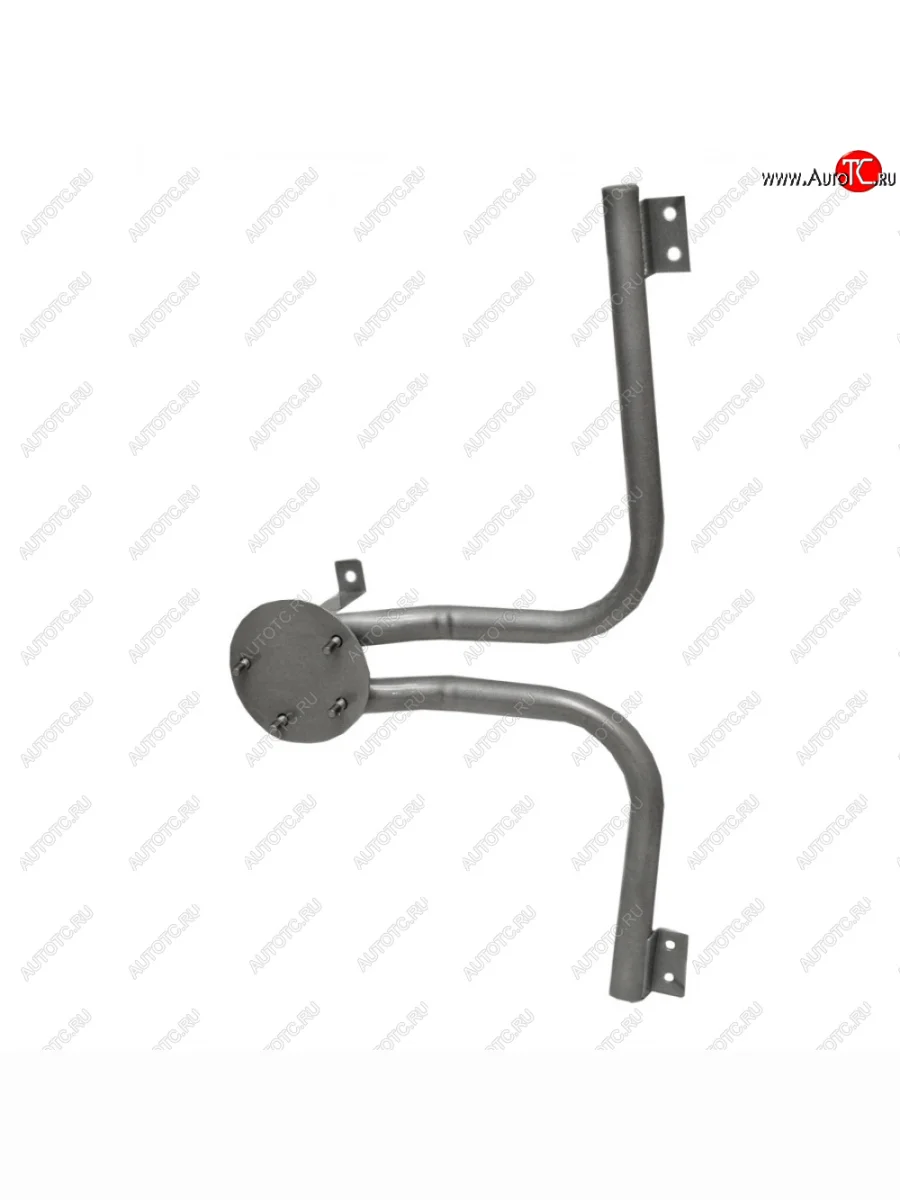 Кронштейн запасного колеса ТехноСфера (Техно Сфера) (c полимерным покрытием) ГАЗ Соболь 2217 Бизнес автобус 2-ой рестайлинг автобус (2010-2025) (под новые петли, цвет: белый)  в Перми Пермском крае