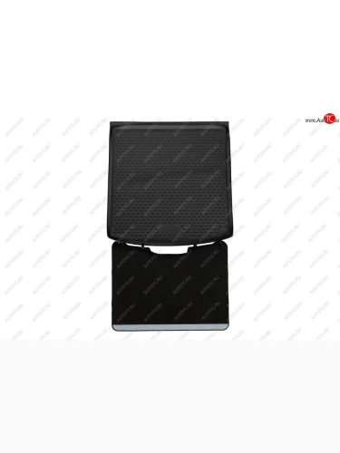 Коврик багажника Element (полиуретан, 5 мест, с погрузочным ковриком) Skoda Kodiaq  1 NS7 (2017-2021) дорестайлинг