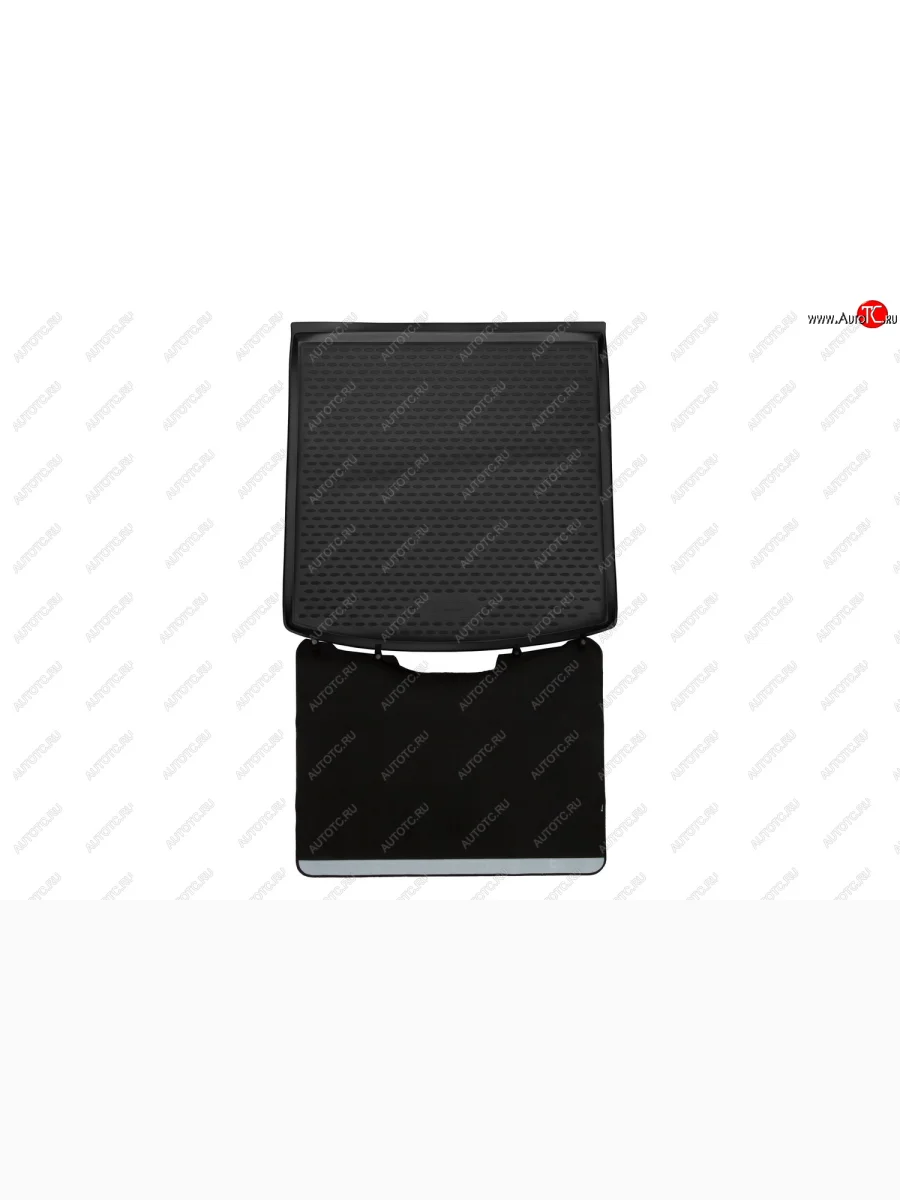 Коврик багажника Element (полиуретан, 5 мест, с погрузочным ковриком)  Skoda Kodiaq (2017-2021) 1 NS7  в Керчи Республика Крым