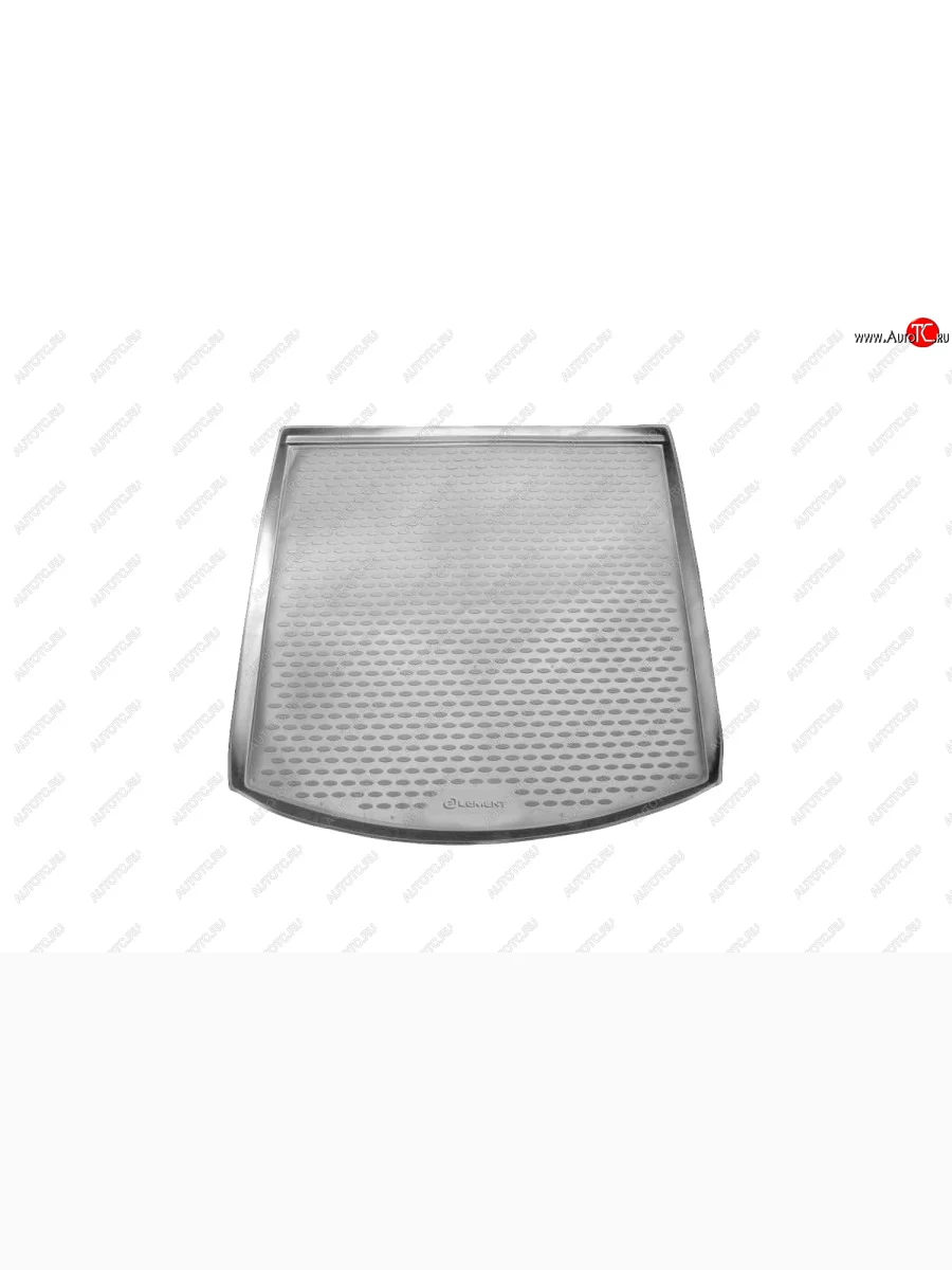 Коврик багажника Element (полиуретан, 2 части, 7 мест)  Volkswagen Touran (2003-2015) 1T (серый)  в Самаре Самарской области