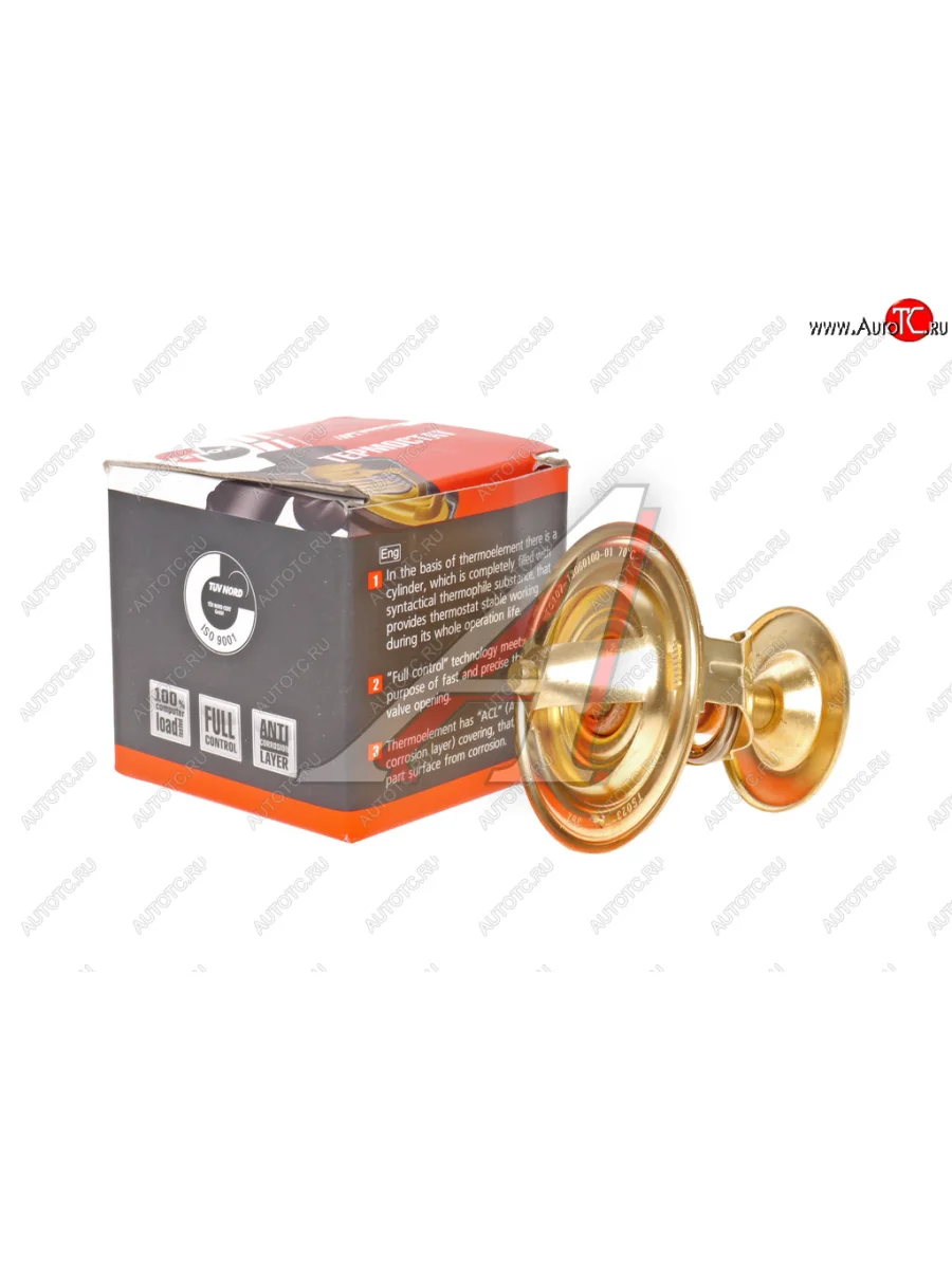 Термостат системы охлаждения Fenox (70°). ГАЗ 3102 Волга (1981-2008)  в Перми Пермском крае