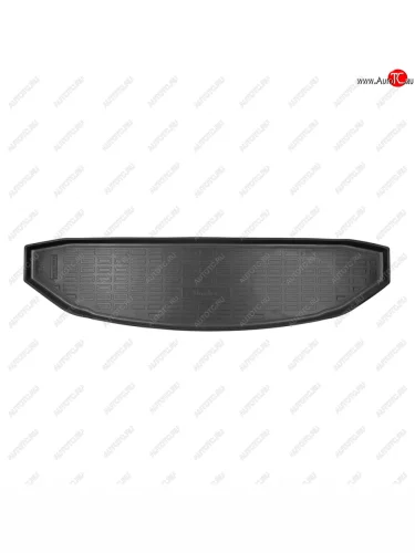 Коврик багажника Norplast Unidec (полиуретан, разложенный 3 ряд) (цвет: черный) Chery Tiggo 8 PRO MAX рестайлинг (2023-2025)